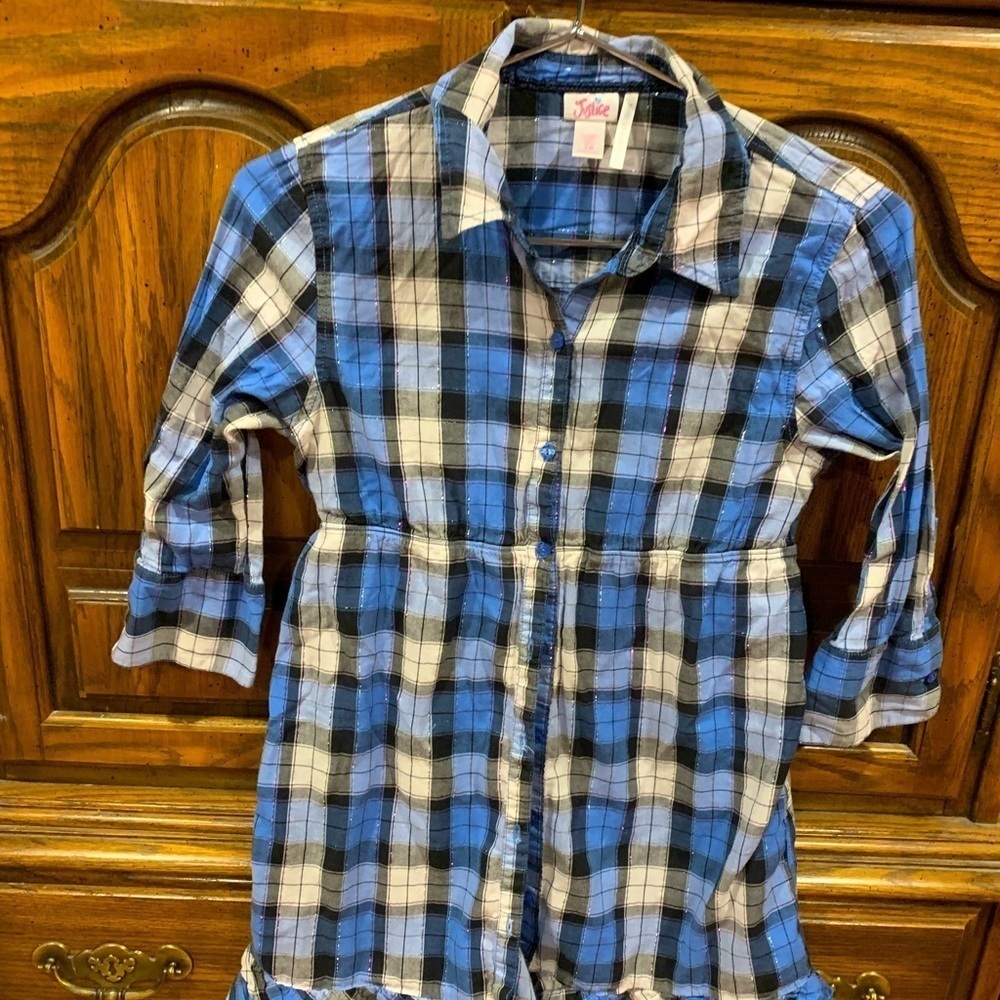 Girl’s Long Flannel Shirt